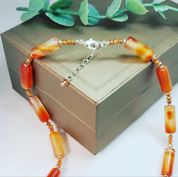 Carnelian necklace - Picture 3 of 4